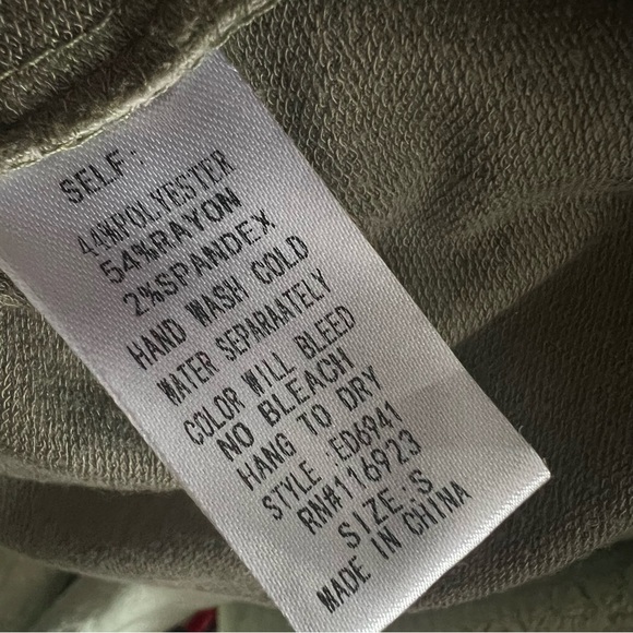 Easel Short Sleeve Sage Green Strappy Chest Mini Dress Size Small - Picture 6 of 7